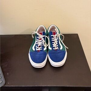 Vans Blue and Green Sneakers